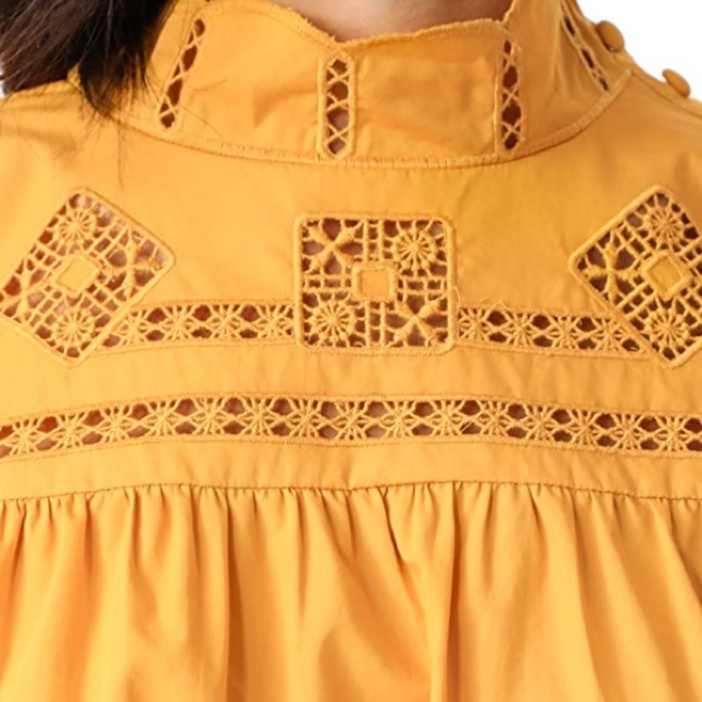 Free People Another Eternity Top Marigold Yellow Small - Picture 4 of 7